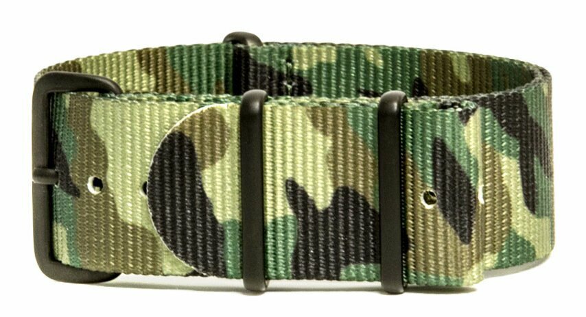 3 Pack - Camo/Military Watch Straps