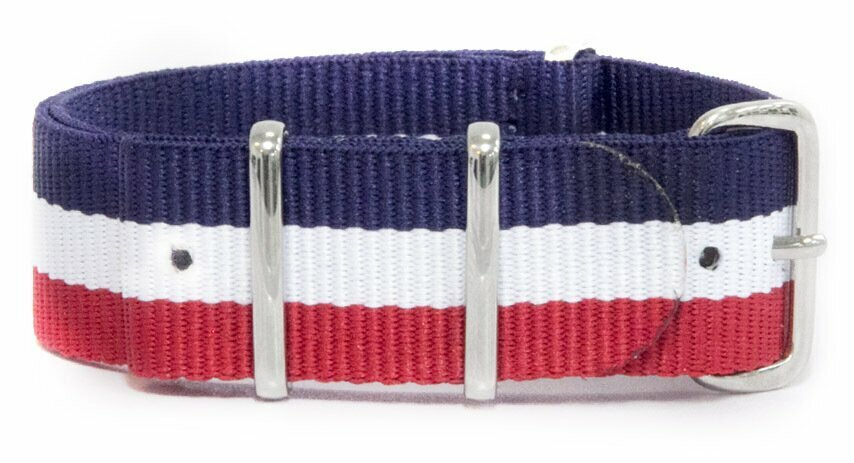3 x 20mm Stripey NATO strap mix bag