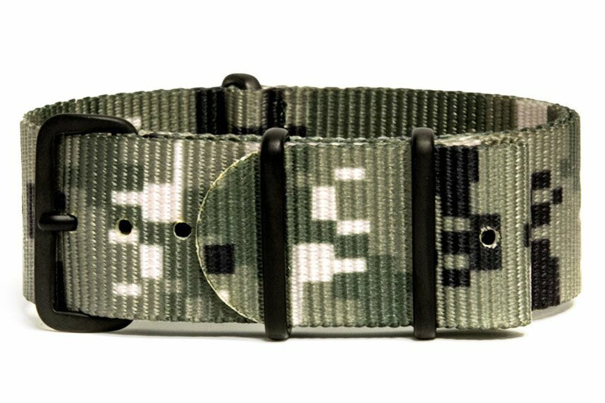 3 Pack - Camo/Military Watch Straps