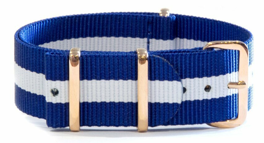 3 x 18mm Stripey NATO strap mix bag