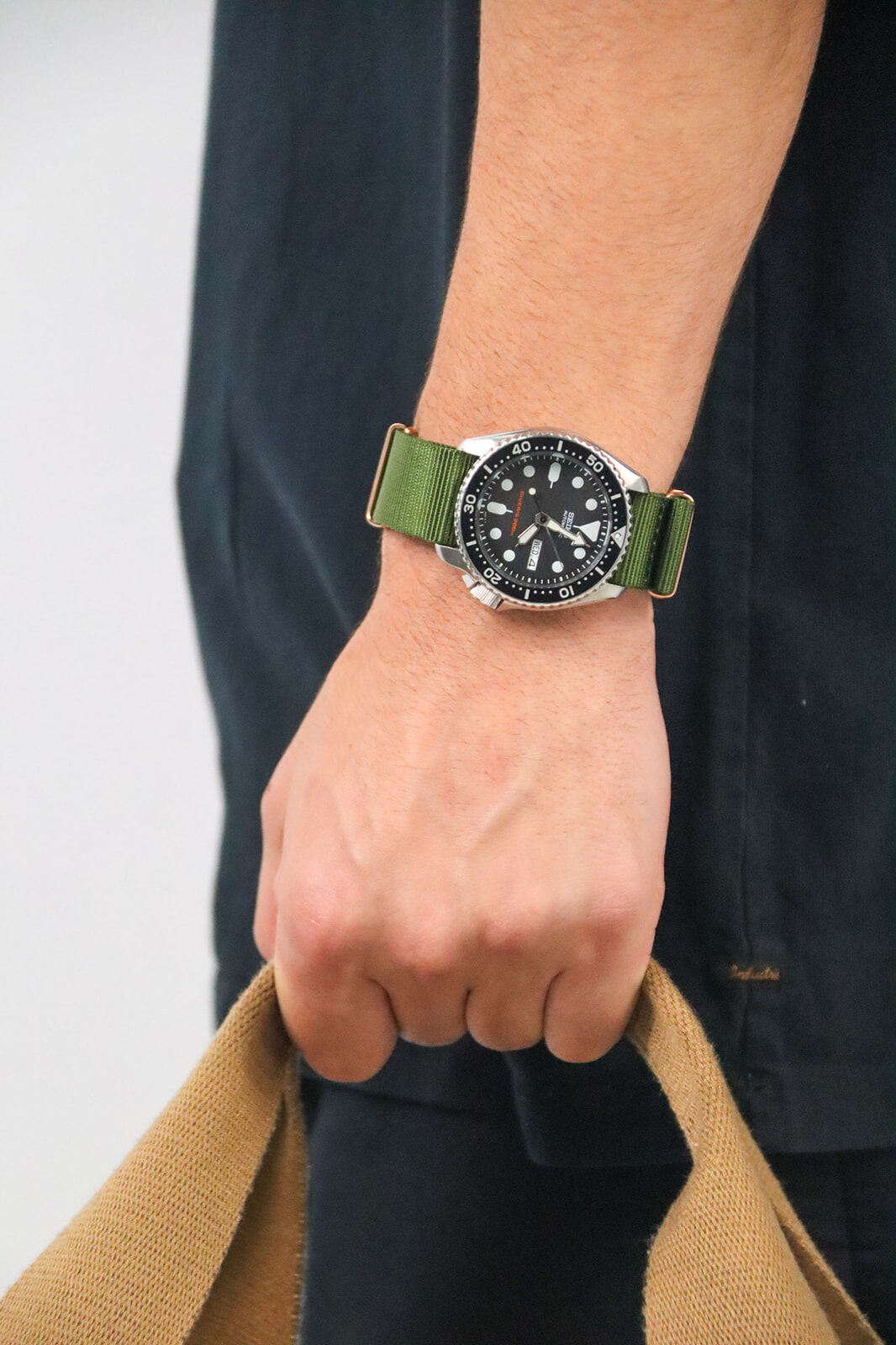 20mm Khaki Green NATO strap — Watch Straps Australia
