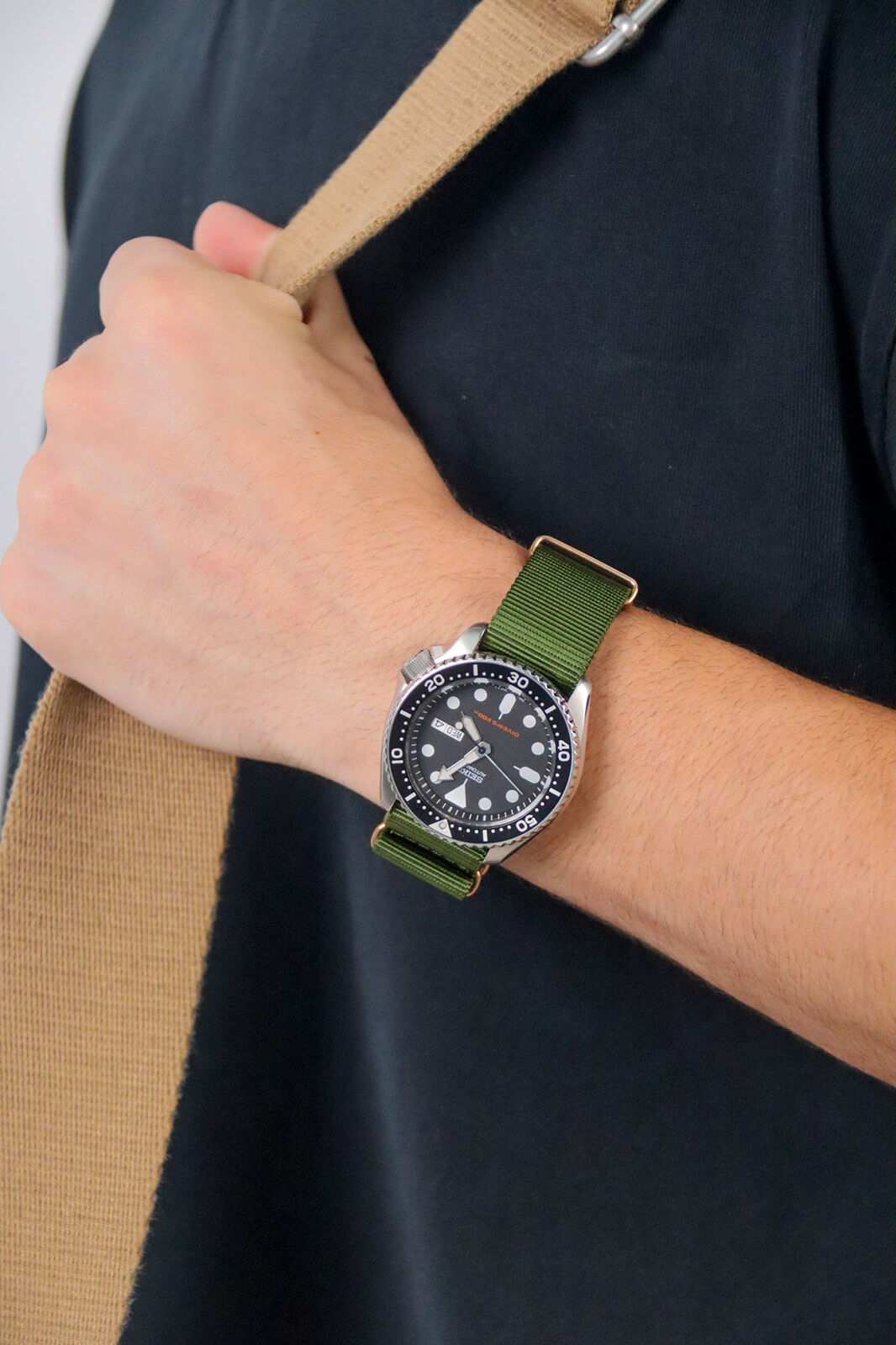 20mm Khaki Green NATO strap — Watch Straps Australia