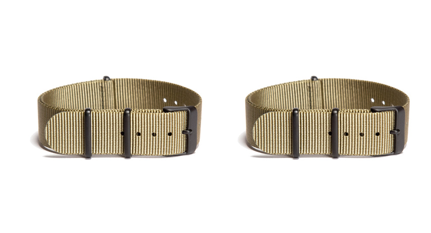 20mm Khaki NATO PVD 2 Pack